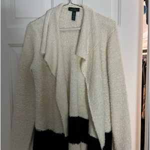 Ralph Lauren Sweater - eggshell and black